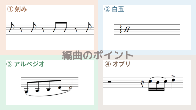 編曲 各パートの役割はほぼ4パターンに分類可能 このことを知っているとアレンジの悩みが減ります Nomad Diary